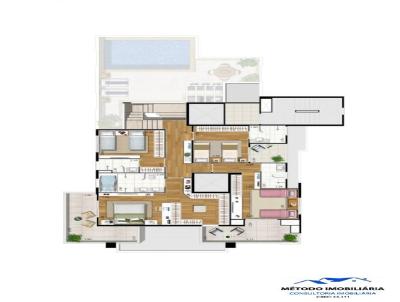 Cobertura Duplex para Venda, em So Paulo, bairro Chacara Klabin, 4 dormitrios, 6 banheiros, 4 sutes, 7 vagas